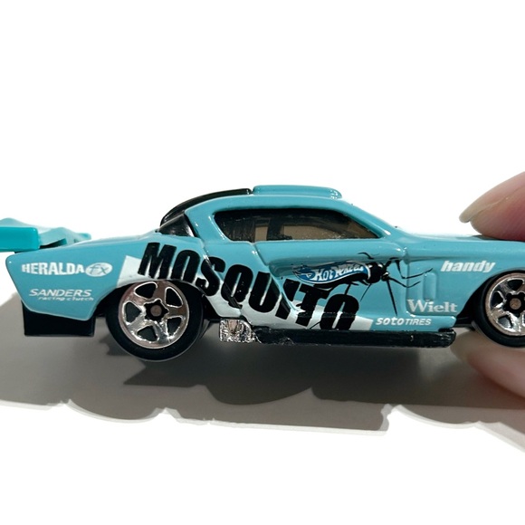 Vintage 1998 Hot Wheels Teal Blue AT-A-TUDE Mosquito Discast Model Toy Car 1:64 - Picture 9 of 9